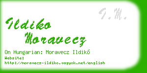 ildiko moravecz business card